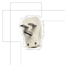 (Direct mail from Japan) Panasonic Ground Plug 30A Horizontal Cover 250V Milky White WF56301W