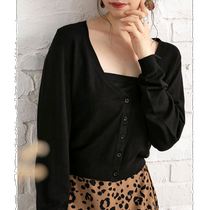 Japan Direct Mail Dream Vision Womens Optional Length V-Neck Cardigan Lightweight and Portable Soft and Comfortable Spring and Summer Break