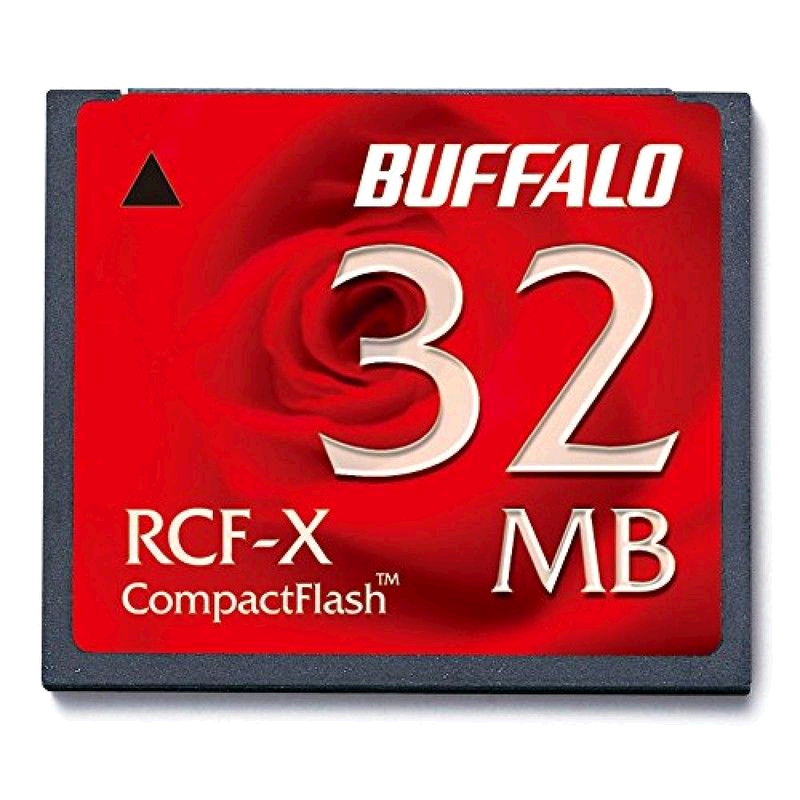 Buffalo Bafalu 3C digital accessories CF flash memory card 32MB RCF-X32MY Buffalo Bafalu 3C digital accessories CF flash memory card 32MB RCF-X32MY