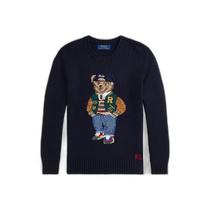 Direct mail from Japan Polo Ralph Lauren Childrenswear childrens POLO bear pattern round neck