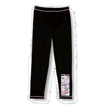 (Japanese direct mail) Bandai Wandai Childrens skintight pants black long style casual Jane about 100 hitchhiking