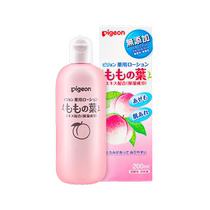 日本直邮pigeon贝亲桃子水 婴儿桃叶精华液体宝宝液体爽身露200ml