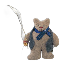 Japan direct mail montbell fishing bear doll