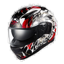 (日本直邮)Ogk Kabuto摩托头盔全脸KAMUI3 PHOENIX 黑红 S