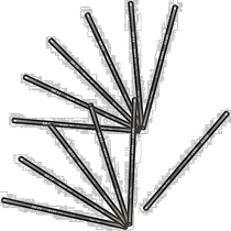 (Direct mail from Japan) Skii saw blades for metalworking are fashionable durable portable simple corrosion-resistant 12 pieces No 4