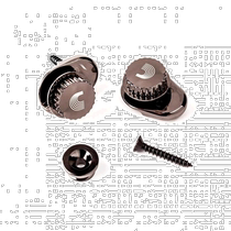 (Direct mail from Japan) DAddario guitar strap lock pin accessories black PW-SLS-01