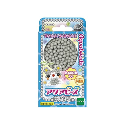 【Японская прямая почтовая почта】 Epoch Water Mag Magic Bead Toy Monochrome Magic Bead Gear Grey AQ-239 400 Pack