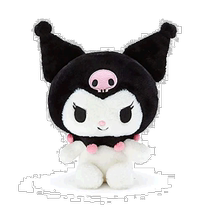 Japan Direct Mail (Japan Direct Mail) Sanrio Sanrio Plush Doll S Kurome Doll 853984