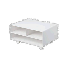 (Direct mail from Japan) Yamazaki printer stand white office under desk