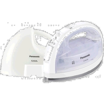 (Direct mail from Japan) Panasonic Home Cordless Steam Iron Handheld Small Transparent White