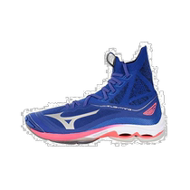 (Direct mail from Japan) Mizuno volleyball shoes blue x silver x pink 25 5cm 2E