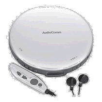 (Direct mail from Japan) OHM Portable CD Player AudioComm CDP-3870Z-S Silver