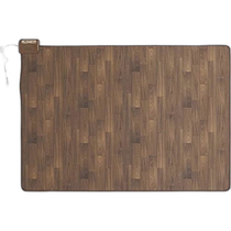 (Direct mail from Japan) Yamazen Wood Floor Style Electric Blanket 126*180cm Waterproof Dark Brown