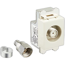 (Direct mail from Japan) Panasonic embedded high-shielded TV socket for terminal use WCS4812