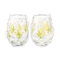 (Direct mail from Japan) Oriental Sasaki Mimosa Pair Cup Made in Japan Transparent 360mlG099-T282 2 pieces