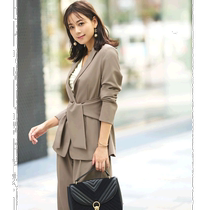 Japan direct mail RUIRUE BOUTIQUE womens belt decoration suit formal suit jacket and trousers