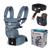 (Direct mail from Japan) Ergobaby baby carrier CREGBCS360POXBLU front hug cool air cow