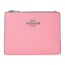 Japan direct mail Coach bi-fold wallet COACH cross pattern CR983 SVVDT womens pink
