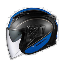 (Direct mail from Japan) Ogk Kabuto motorcycle helmet Jet EXCEED DELIE matte black blue XL 577