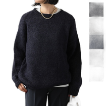 Japan direct mail TRICOTS JEAN MARC sweater HUGO womens long sleeve knitted wool mohair