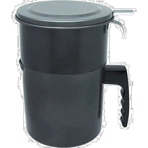 (Direct mail from Japan) Peaceful Freiz household large-capacity oval single-handle oil bottle 1 3L anti-stick and easy to clean