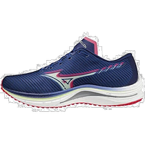 (Japanese direct mail) Mizuno Meijin thick men running shoes blue x green x pink 25 5cm damping