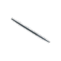 Japan direct mail trusco hardware tools ironwork file Maruaramu knife length 350 exquisite workmanship high hardness