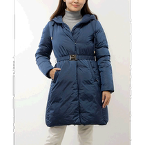 (Direct Mail from Japan) Rinascimento Womens Down Coat Blue Long Windproof Warm and Simple