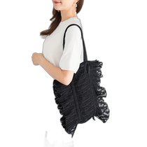 Japanese direct mail tocco closet ladies strappy pleated handbag 186185596
