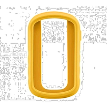 (JAPAN DIRECT MAIL) Garmin Jiamin silicone protective sleeve yellow electronic equipment cover for everyday easy to carry