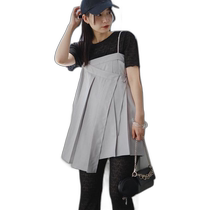 Japanese direct mail pleated cross-waist long top Kastane other tops