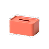 (Direct mail from Japan) ideaco tissue box small coral color wall hanging screw magnet