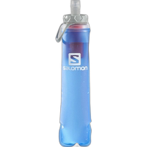 (Direct mail from Japan) Salomon Soft Bag Water Bottle 490ml Foldable and Portable Running Light Blue 12900