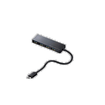 (Direct mail from Japan) ELECOM USB3 1 Gen1 Hub Type-C 15cm Black