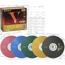 Self-operated｜Sony DVD-RW for video recording 120 minutes 1-2x speed 5 sheets 5DMW120GX