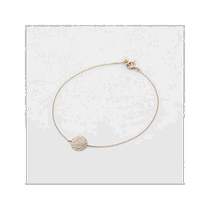 Japanese direct mail Japanese trend agete Akado (limited edition) K10 pink gold bracelet pink one size fits all
