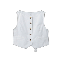 Japan Direct Mail 6(ROKU) Womens Cotton Boat Neck Vest 86162990076