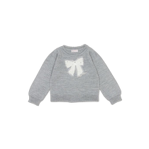 Japanese direct mail Japanese trend mezzo piano lace bow knitted pullover