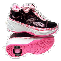 RANGS JAPAN pop sports shoes with pulleys black 22cm