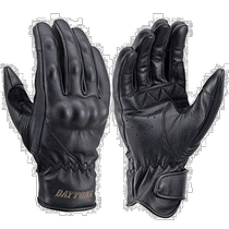 (Direct mail from Japan) Daytona motorcycle riding touch gloves genuine leather size M suitable for spring summer and autumn black