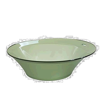(Direct mail from Japan) Oka D Nature green laundry basin hand basin bathtub approximately 28x27x9cm