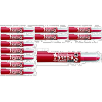 (Direct mail from Japan) KOKUYO whiteboard pen ink bag type Chinese characters red 12-piece ballpoint pen set
