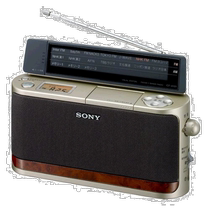 (日本直邮)Sony索尼 FM AM 家庭收音机 A101 金色 ICF-A101 N