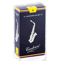 Vandoren reed alto saxophone reed traditional strength 4 plastic box