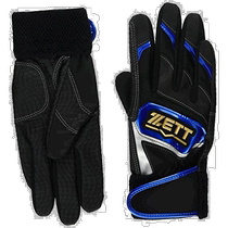 (Direct mail from Japan) Zett Junior Baseball Batting Glove ZERO1 Two-Handed JL Black Blue 1925 BG