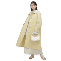 Japanese direct mail nano·universe womens long stand-collar coat LB 03 style elegant loose design