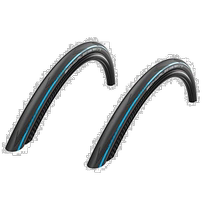 (Direct mail from Japan) Shiwen bicycle tire set of two (700 x 25c blue stripe)