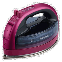 (Japan Direct Mail) Panasonic Iron Without Rope Steam Double Head Iron Pink NI-WL706-P