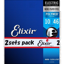 (Direct mail from Japan) Elixir Electric Guitar Strings 010- 046#12050 2 pieces