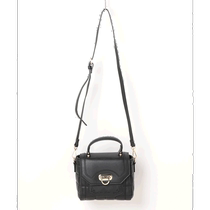 Japanese direct mail axes femme womens double-stitched handbag small and practical adjustable waistband high